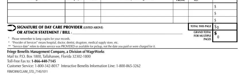 Tips on how to fill in FBMC portion 3
