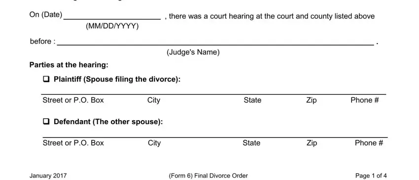 State, before, and Zip of tn decree