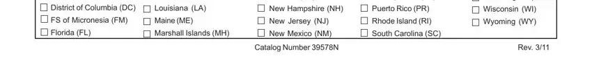 Filling in section 3 of fincen form 107 online registration