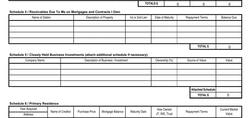 national bank personal financial statement writing process described (step 5)