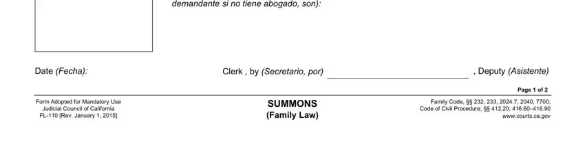 How you can complete fl110 form portion 3