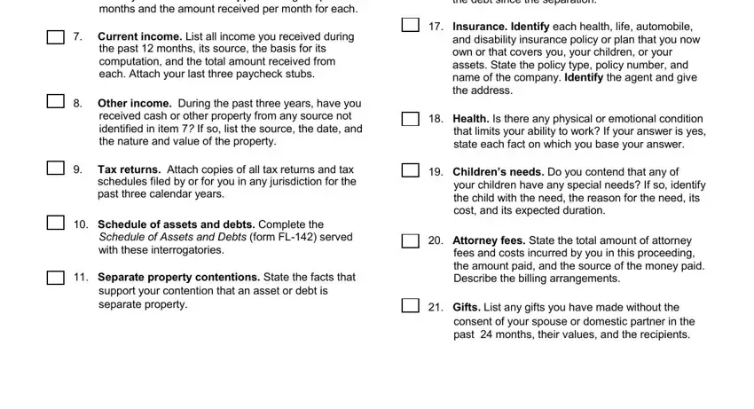 Simple tips to fill in form family stage 4
