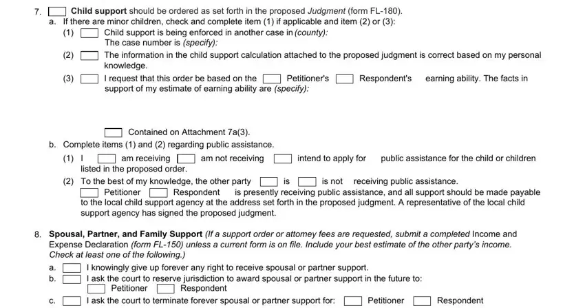 Filling in part 5 in Fl 170 Form