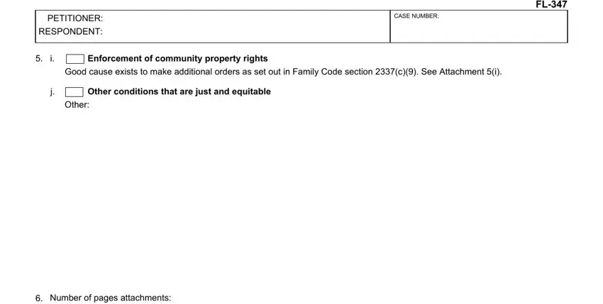 How you can complete court form fl 374 portion 5