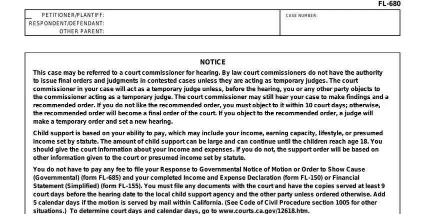 Completing segment 4 in california fl 680 form