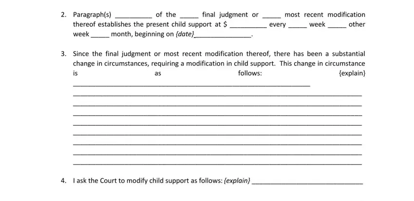 Simple tips to fill in florida form child step 3