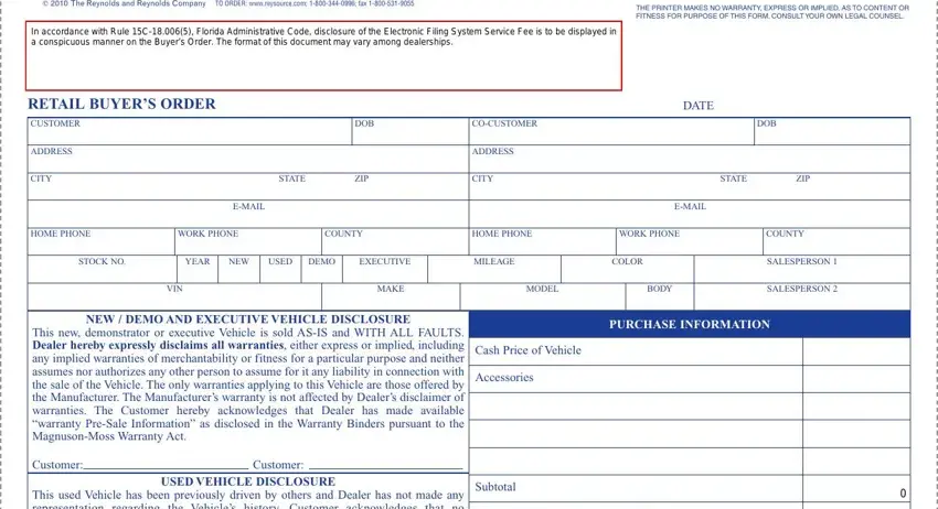 florida vehicle buyers order conclusion process detailed (portion 1)