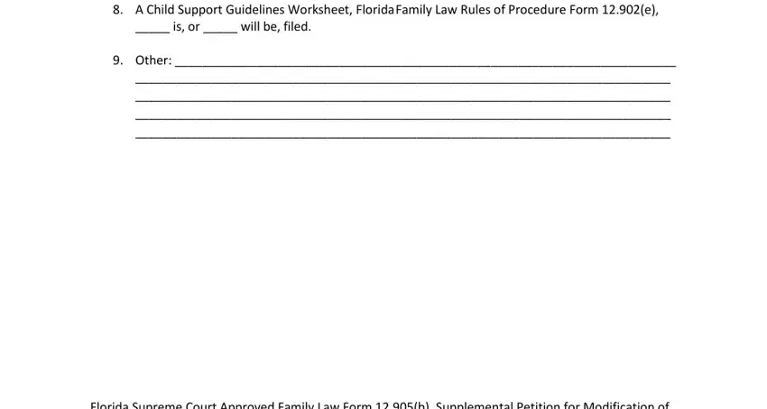 florida form child completion process explained (portion 5)