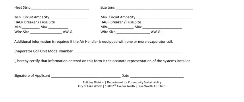 Find out how to fill in florida energy efficiency code display card for hvac step 2