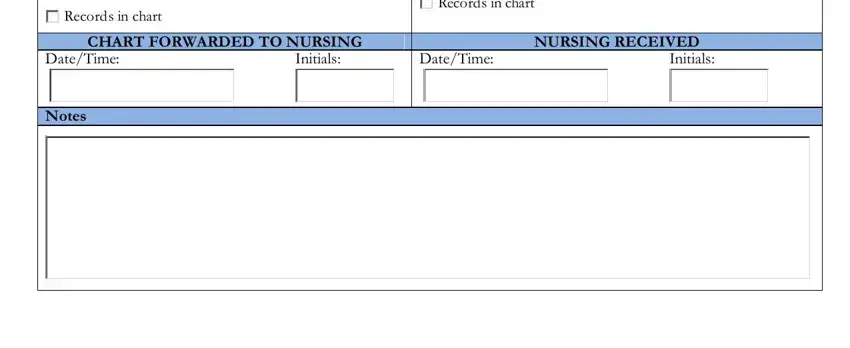 Filling out segment 5 of jackson memorial hospital discharge papers