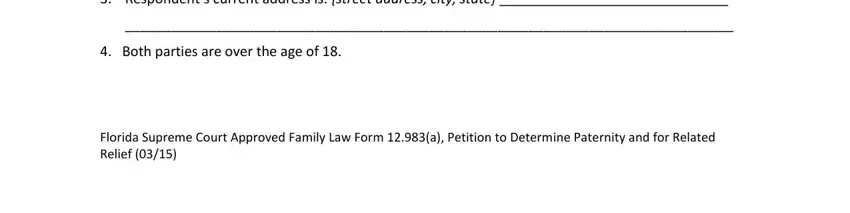 filing for paternity in florida conclusion process described (step 3)