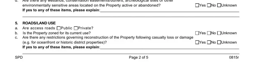 copy of a florida seller disclosure form writing process described (stage 5)