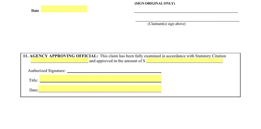 Simple tips to fill out SGL portion 3