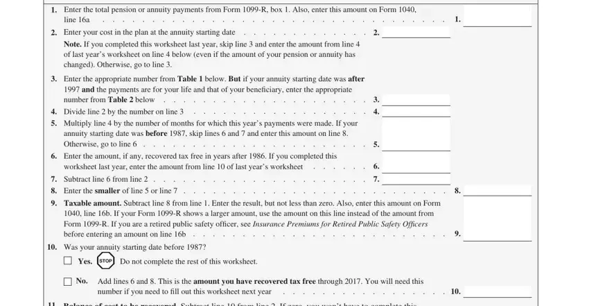 Part number 1 in submitting irs worksheet a simplified method for 2015