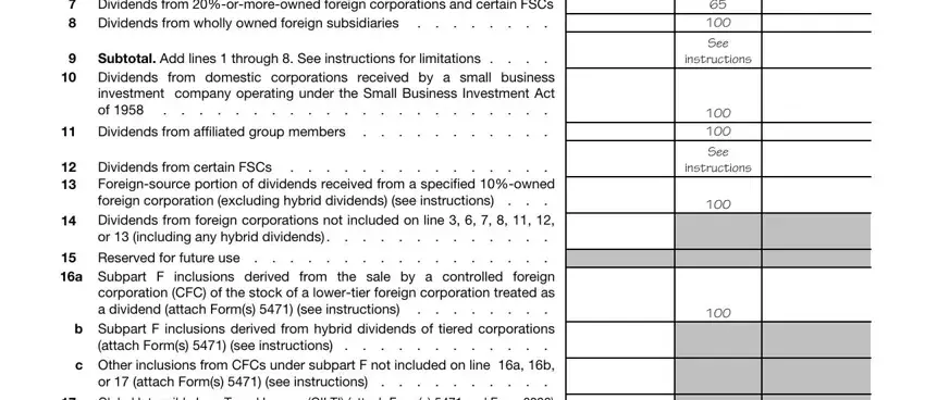 Part # 4 for submitting Form 1120 C
