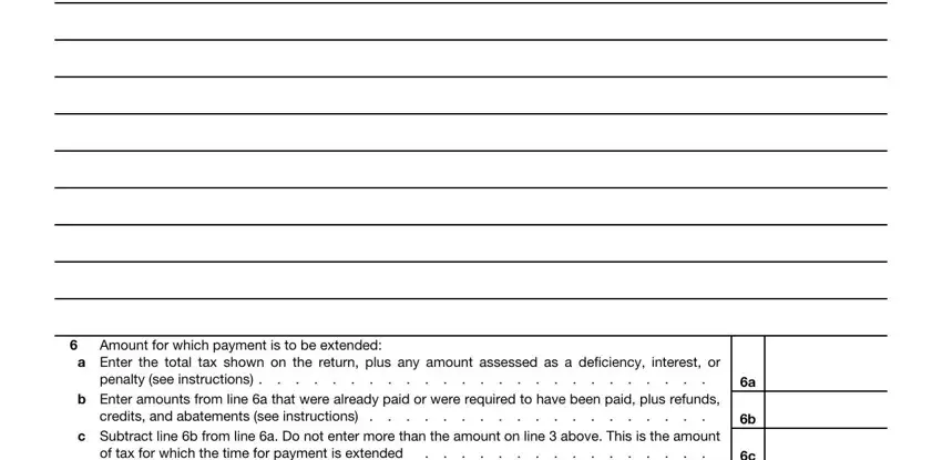 Form 1138 writing process shown (step 2)