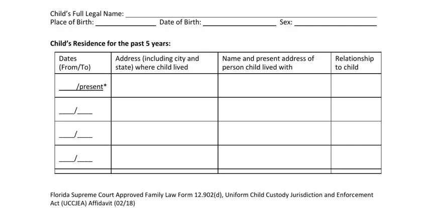 Learn how to prepare uccjea florida portion 3