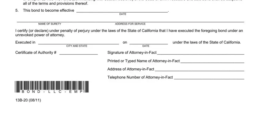 Completing part 2 of form 13b 20