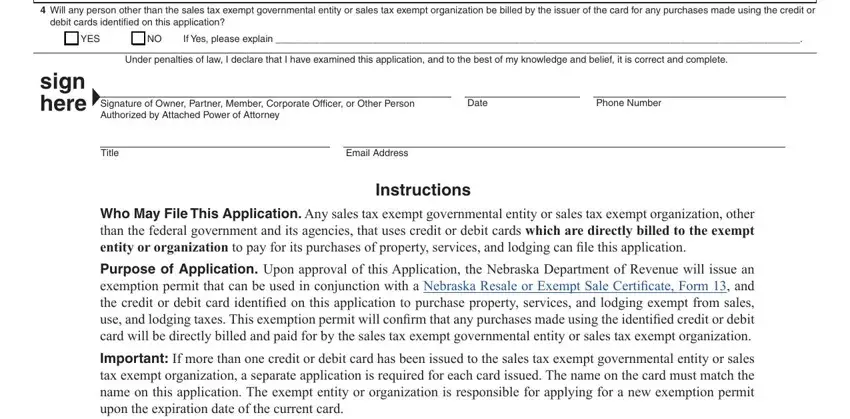 Step # 2 for filling in 13CCE