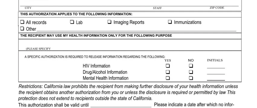 Writing section 2 in pamf referral form