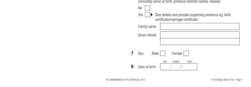 Filling out section 2 in form 157a 2019