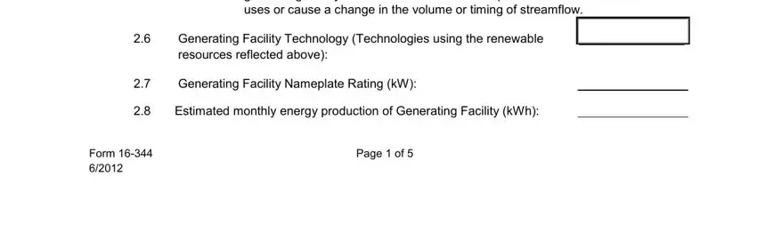 Stage no. 2 of filling in agreement sce any