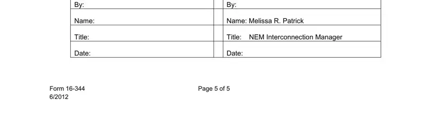 Filling out segment 4 of agreement sce any