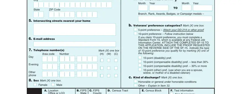 Part no. 3 of filling out census form bc