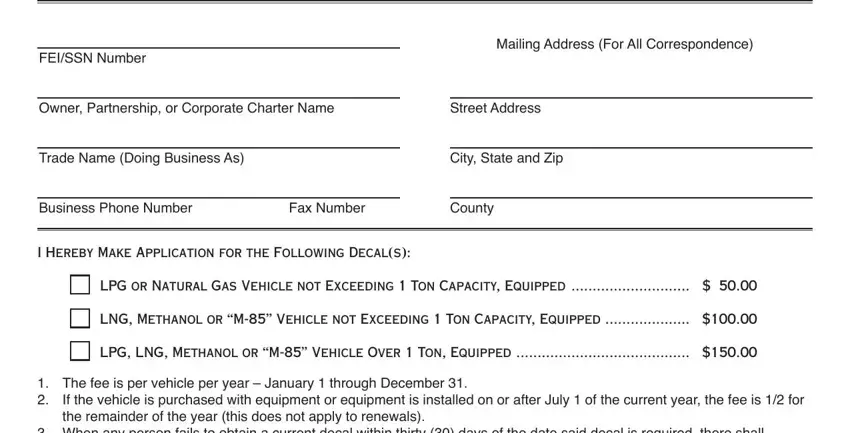 Part # 1 for filling out M-85