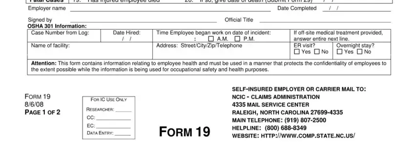 How you can prepare form 19 portion 3