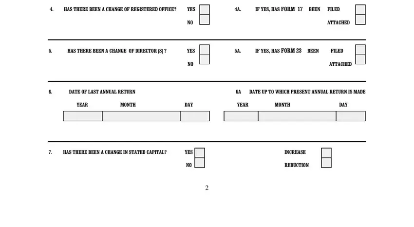 Filling in segment 4 in 19a form
