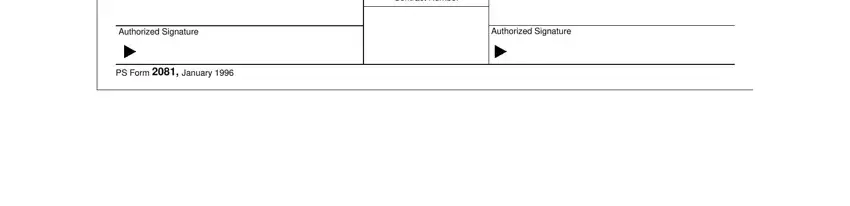 Step no. 2 of filling out 2081 contractor