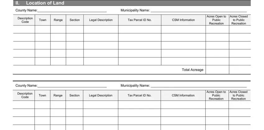 Step # 2 in submitting Form 2450 129