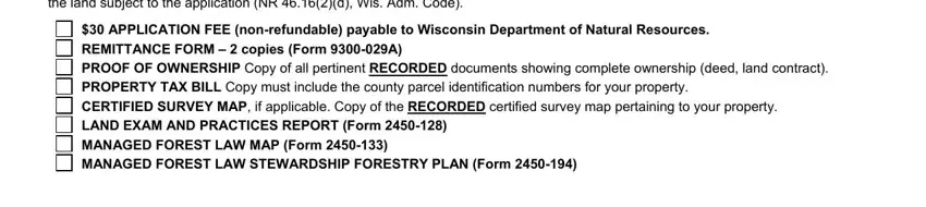 Form 2450 129 completion process clarified (step 5)