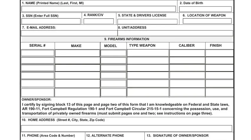 The best ways to prepare dd form2635 part 1