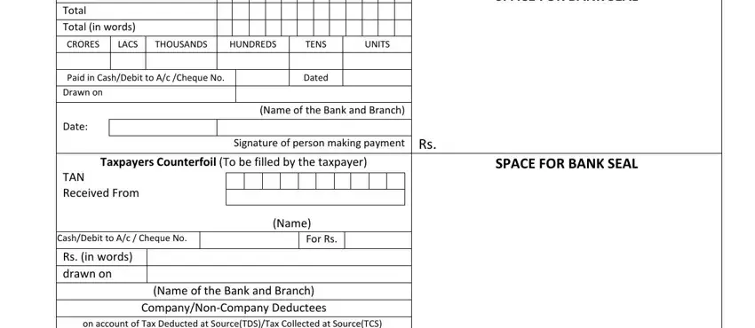 tds challan format in excel conclusion process explained (step 2)