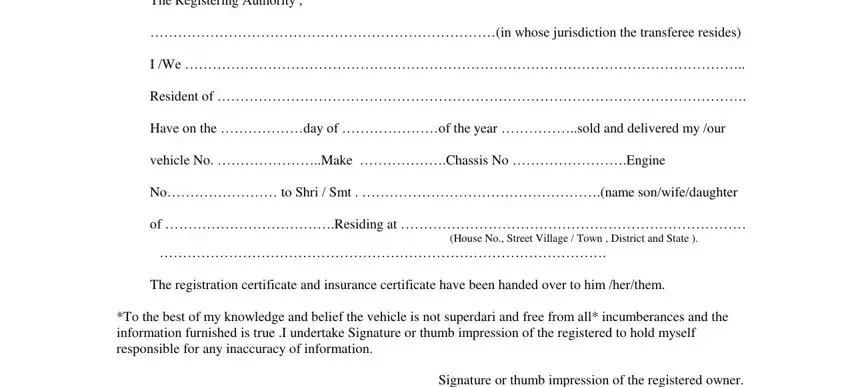 How one can complete Form 29 And 30 Sample portion 1