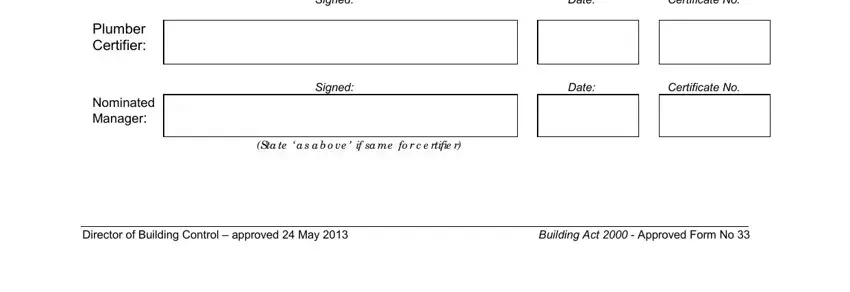 plumber plumbing certificate template conclusion process explained (portion 4)