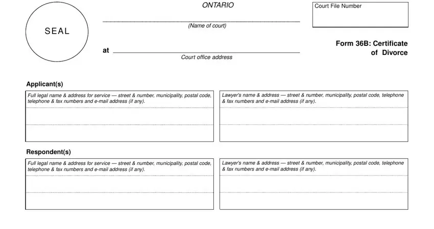 Simple tips to prepare certificate divorce ontario step 1