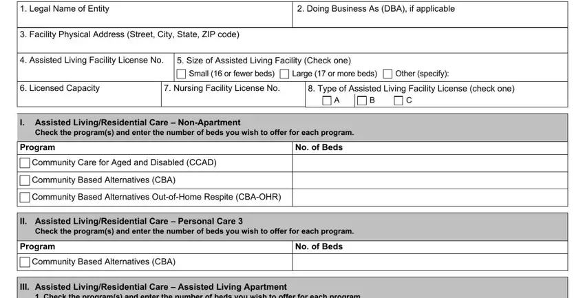 Filling in part 1 in texas dads form 3681