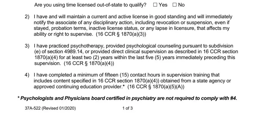 Filling out part 2 of bbs supervisors