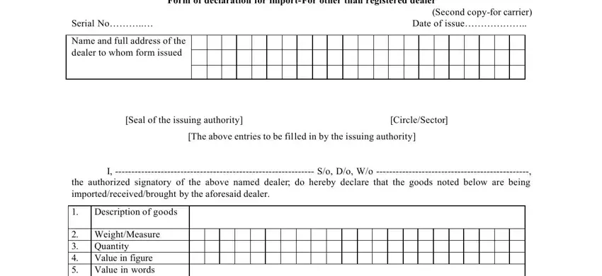 Name and full address of the, The above entries to be fil led in, and CircleSector in form 39 download
