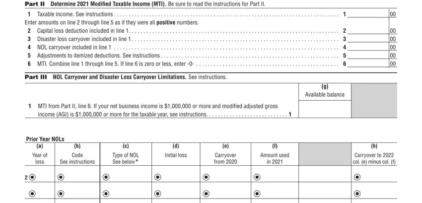 Part number 5 of filling out Form 3805V