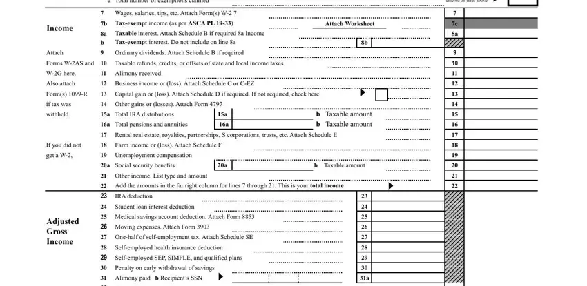 Filling out section 2 in american samoa tax office