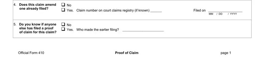 How you can fill in form b410 stage 3