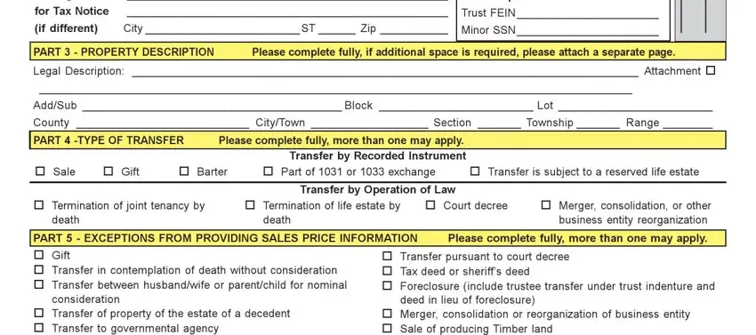 The right way to prepare Form 488 portion 2