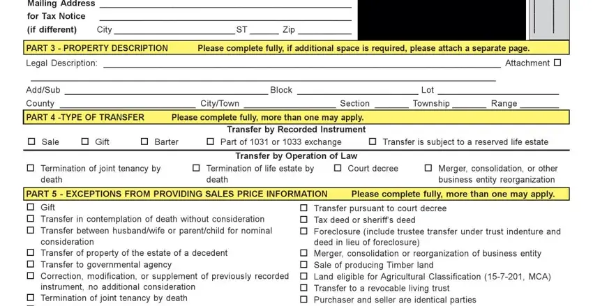 Form 488 completion process described (stage 5)