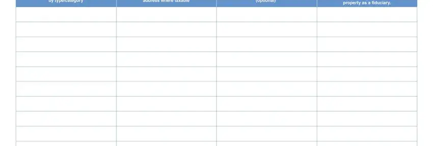 How to fill in groupings portion 5