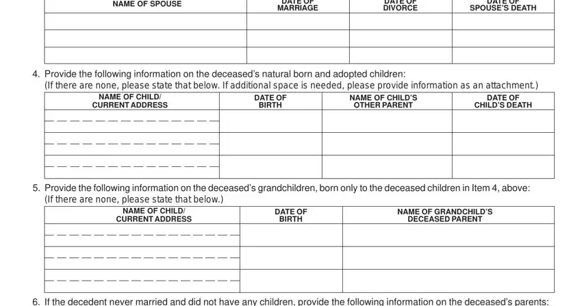 Simple tips to fill in affidavit of heirship texas 53 111 b step 2