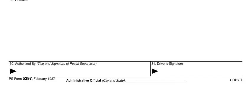 usps form 5397 writing process detailed (portion 2)